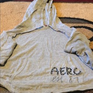 Aero crop top hoodie